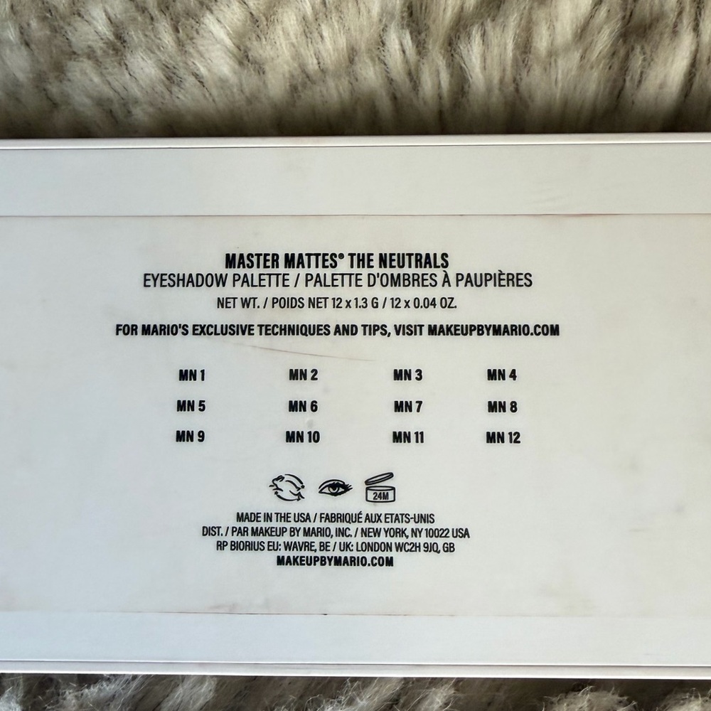 Makeup By Mario White Master Mattes Neutral Eyeshadow Palette - Picture 4 of 4